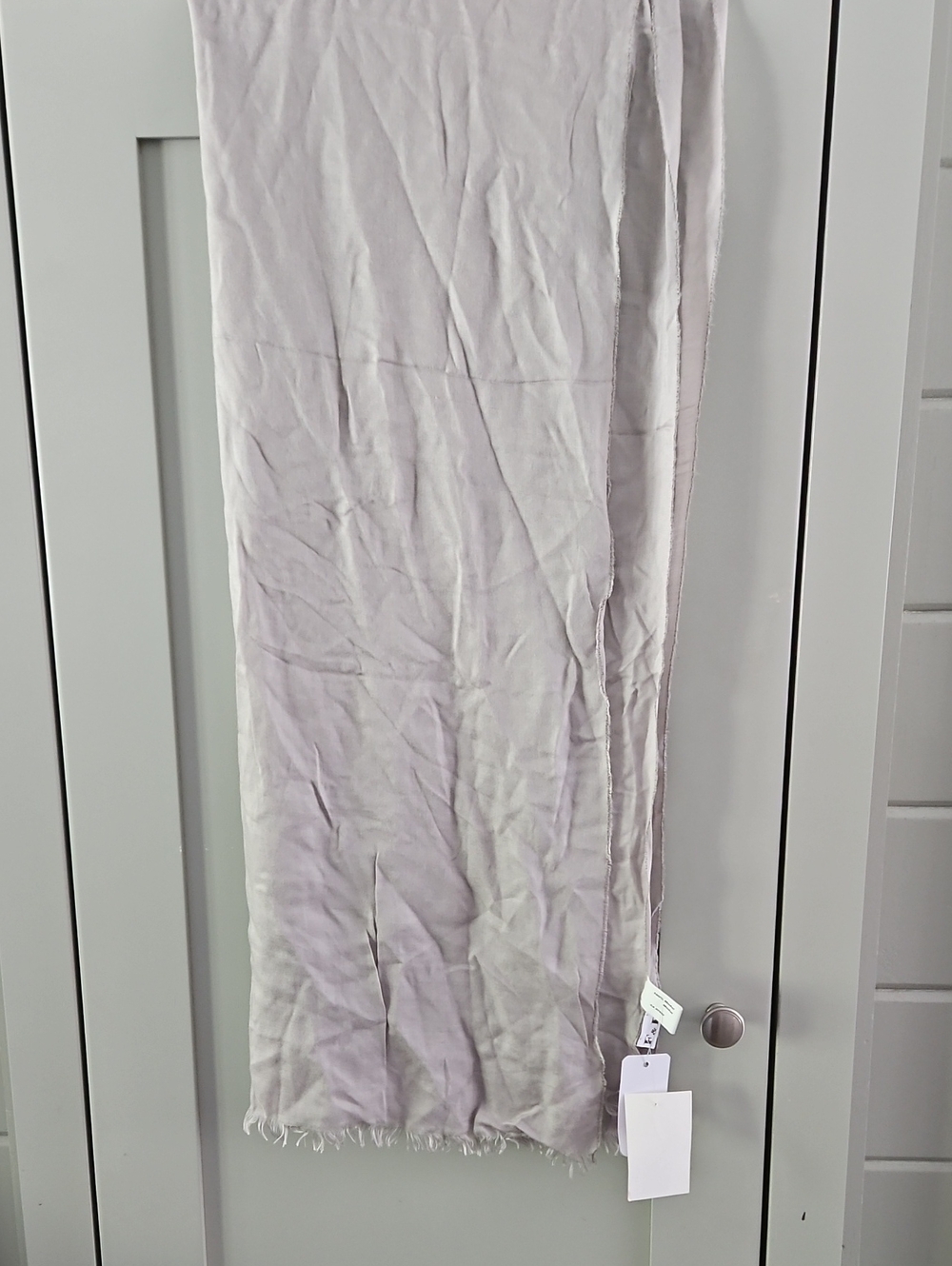 NWT Made In Italy F&F Pale Lavender Lightweight Scarf 23x78